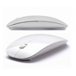 Mouse WIRELESS Slim design Apple FARA FIR, ultra subtire, optic laser, conectare prin usb